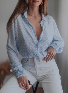 Delikatna koszula Marc O'Polo / 100% WISKOZA/ . M-L